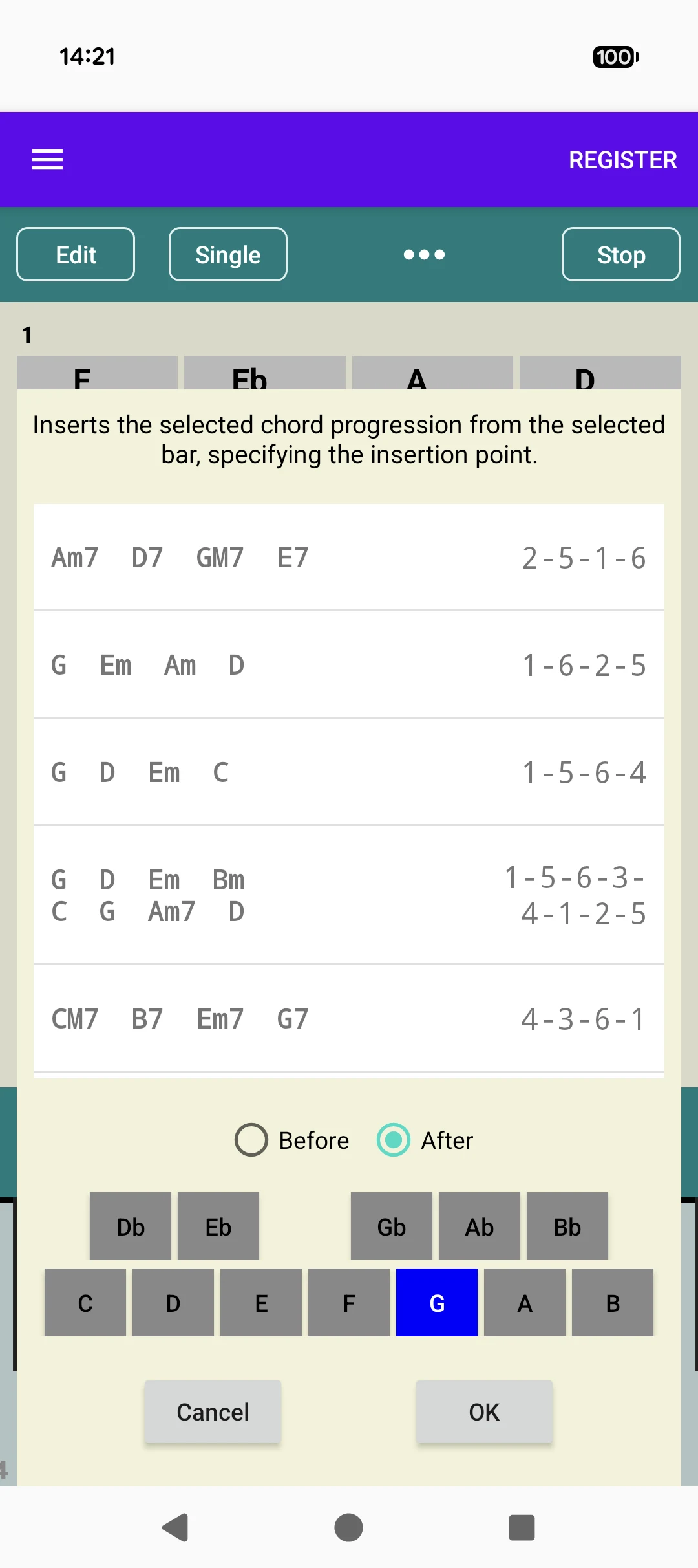 Piano Chords Master screenshot