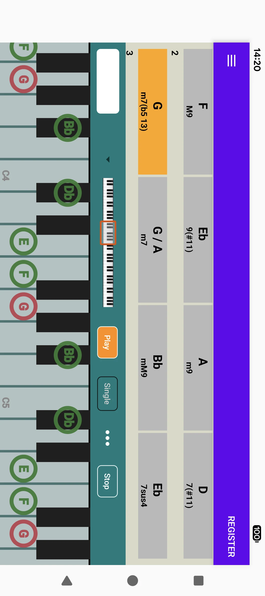 Piano Chords Master screenshot