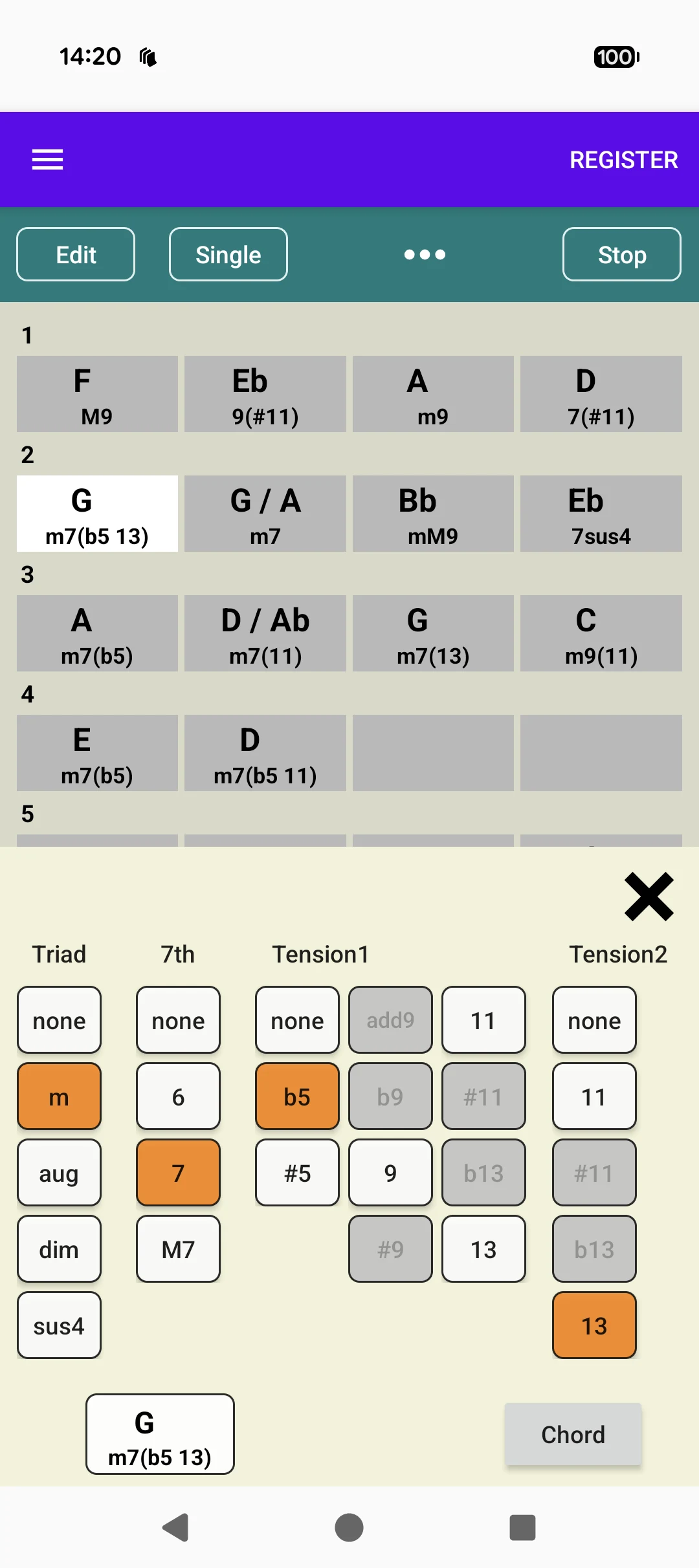Piano Chords Master screenshot